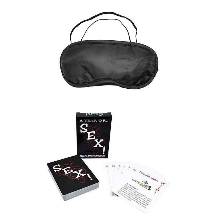 Adam & Eve MIDNIGHT MOODS COLLECTION - Black Couples Bondage Kit