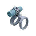 Adam & Eve ROCKIN RUMBLER ENHANCERS - Silicone Cock Rings with Rechargeable Vibrating Bullet - Set of 3