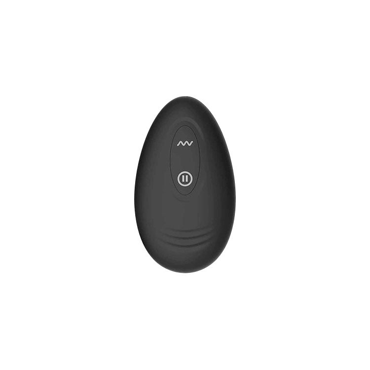Adam & Eve OMEGA Vibrating Plug - Black 10 cm Vibrating Butt Plug