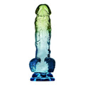 Adam & Eve SENSUAL SEASIDE 8.5'' Dildo - Blue/Green 21.5 cm Dildo