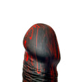 Adam & Eve THE BEDROCKER - Black/Red 22.6 cm USB Rechargeable Thrusting Dildo with Wireless Remote