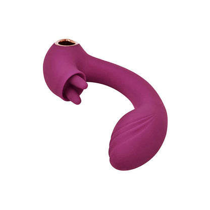 Adam & Eve ROSE GOLD CLIT TICKLER - Red 22 cm Rabbit Vibrator