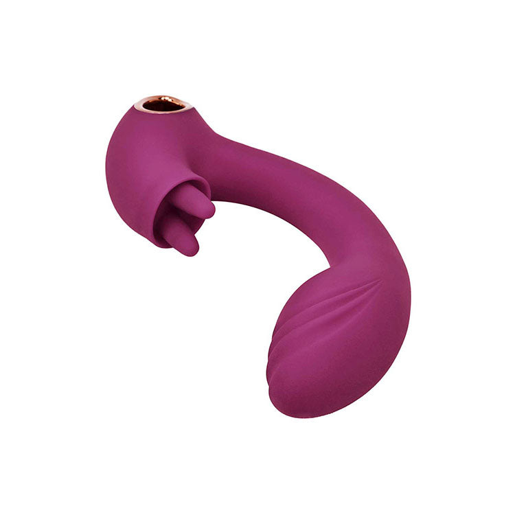 Adam & Eve ROSE GOLD CLIT TICKLER - Red 22 cm Rabbit Vibrator