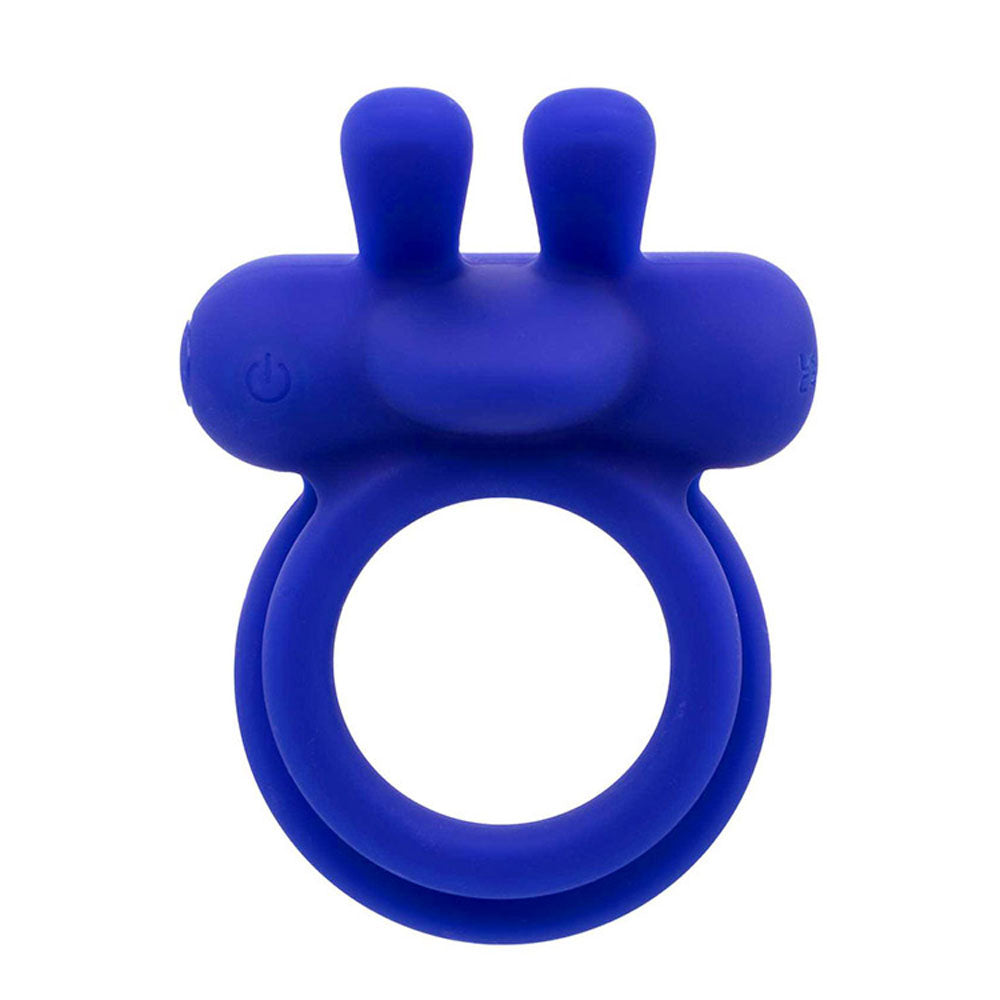 Adam & Eve ROCKIN RABBIT 2.0 - Blue Vibrating Cock Ring