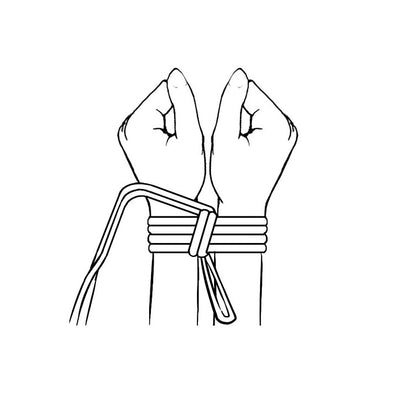 Adam & Eve BONDAGE ROPE - 3 metre - Black Bondage Rope - 3 metre