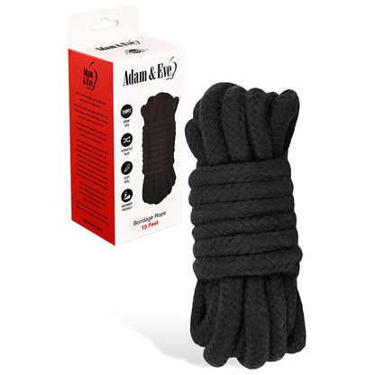 Adam & Eve BONDAGE ROPE - 4.5 metre - Black Bondage Rope - 4.5 metre