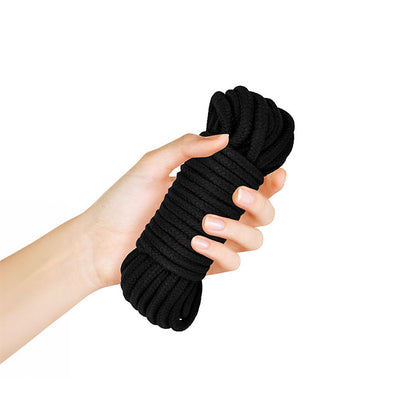 Adam & Eve BONDAGE ROPE - 9 metre - Black Bondage Rope - 9 metre