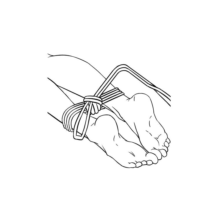 Adam & Eve BONDAGE ROPE - 9 metre - Black Bondage Rope - 9 metre