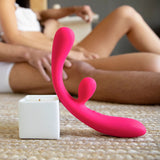 JimmyJane Reflexx Rabbit 3 - Pink 23 cm USB Rechargeable Vibrator - Image 4