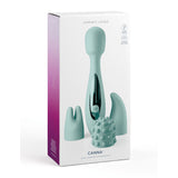 JimmyJane Canna - Teal 21.8 cm Massage Wand with 3 Interchangeable Heads - Image 9