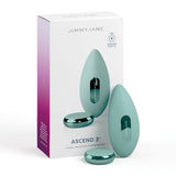JimmyJane Ascend 3 - Teal 9 cm USB Rechargeable Stimulator with Wireless Remote - Image 1