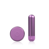 JimmyJane Mini Chroma - Purple - Purple 7.8 cm USB Rechargeable Bullet with Wireless Remote - Image 3