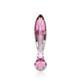 JimmyJane Dillenia Vetro - Pink Glass 16.3 cm Dildo - Image 1