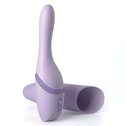 JimmyJane Hello Bang - Purple 27 cm Warming & Thrusting Vibrator