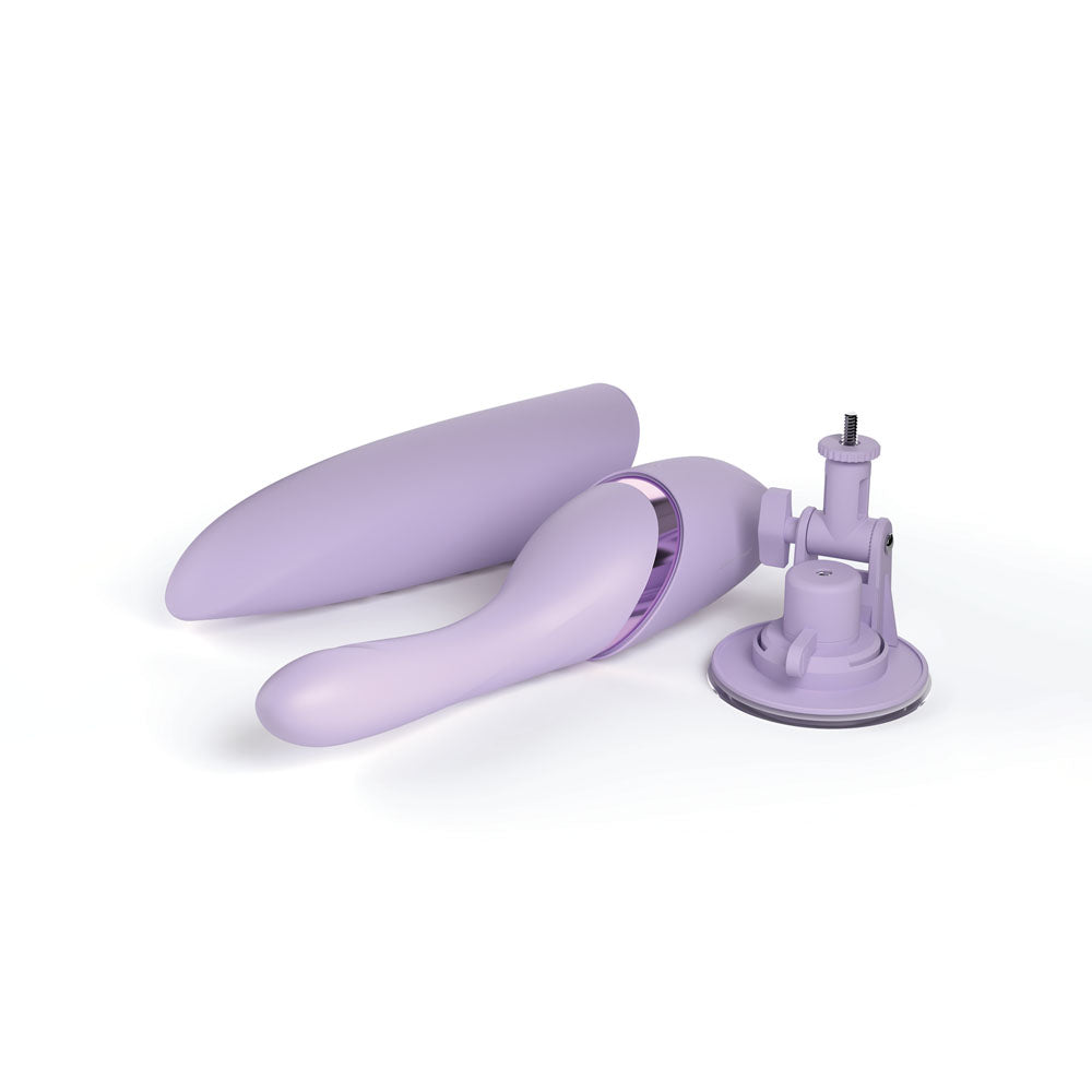 JimmyJane Hello Bang - Purple 27 cm Warming & Thrusting Vibrator