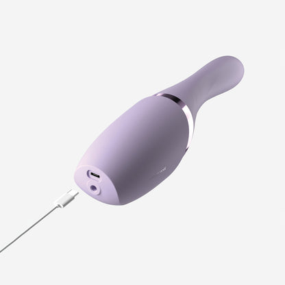 JimmyJane Hello Bang - Purple 27 cm Warming & Thrusting Vibrator