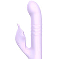 Adam & Eve EVES THROBBER - Lilac 25.4 cm USB Rechargeable Pulsating Rabbit Vibrator