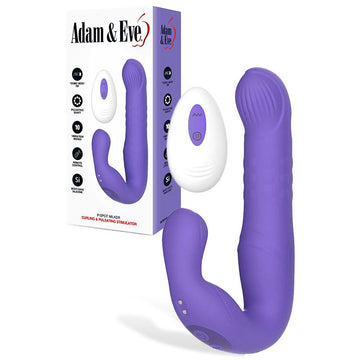 Adam & Eve P-SPOT MILKER - Purple USB Rechargeable Curling & Pulsating Prostate Massager