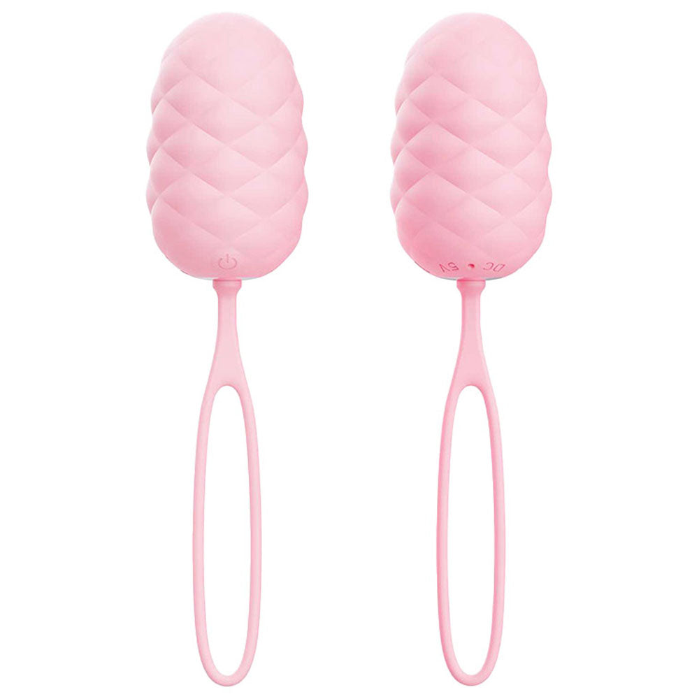 Adam & Eve Pillow Talk Vibrating Egg - Pink Vibrating Egg Control