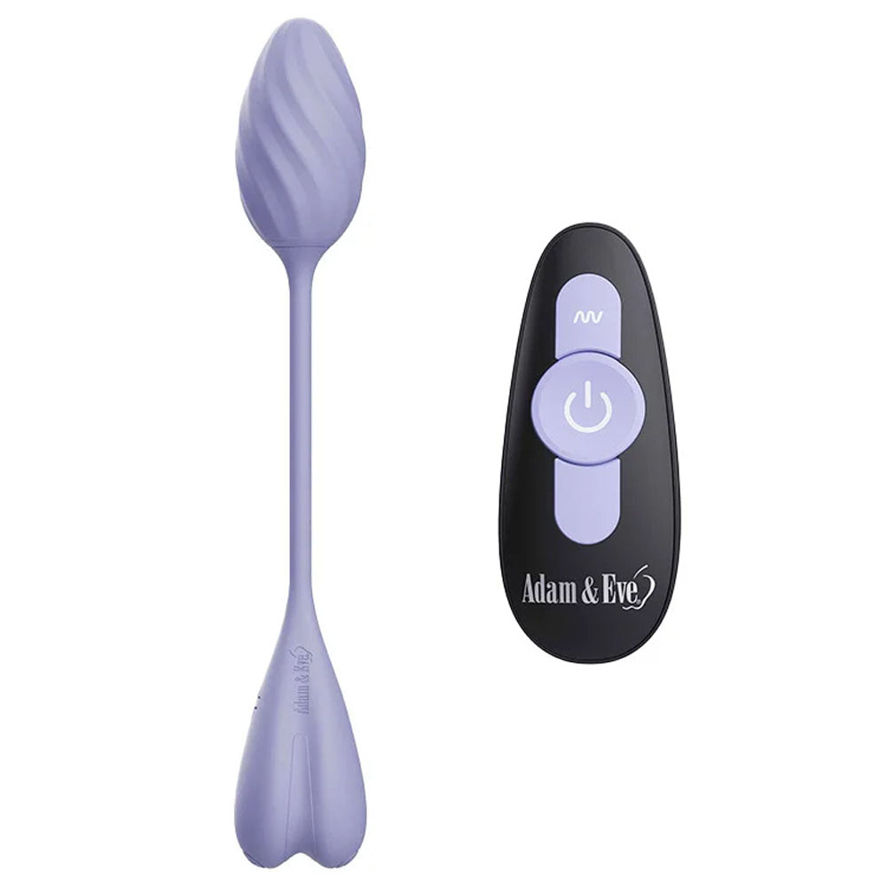 Adam & Eve SPIRAL LOVE Wearable Egg - Purple Wearable Vibrating Egg