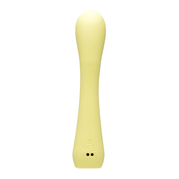 Adam & Eve GROOVY GLOW-UPS Bendie - Yellow 18.4 cm G-Spot Vibrator