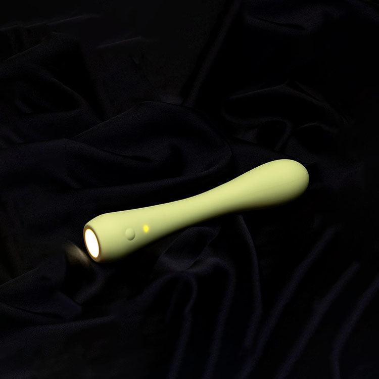 Adam & Eve GROOVY GLOW-UPS Bendie - Yellow 18.4 cm G-Spot Vibrator