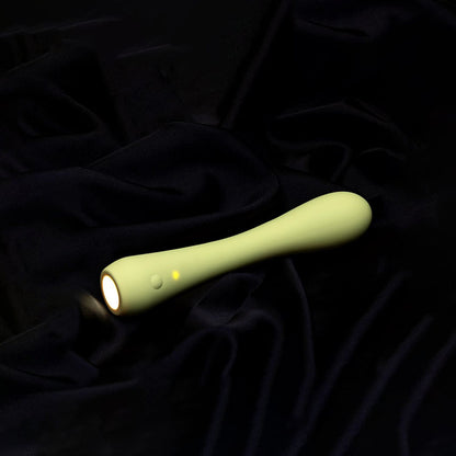 Adam & Eve GROOVY GLOW-UPS Bendie - Yellow 18.4 cm G-Spot Vibrator
