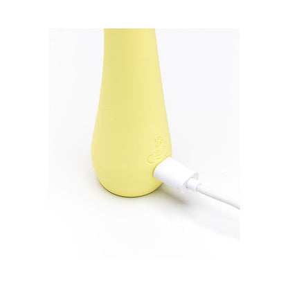 Adam & Eve GROOVY GLOW-UPS Bendie - Yellow 18.4 cm G-Spot Vibrator
