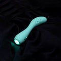 Adam & Eve GROOVY GLOW-UPS Flexie - Blue 19 cm USB Rechargeable G-Spot Vibrator