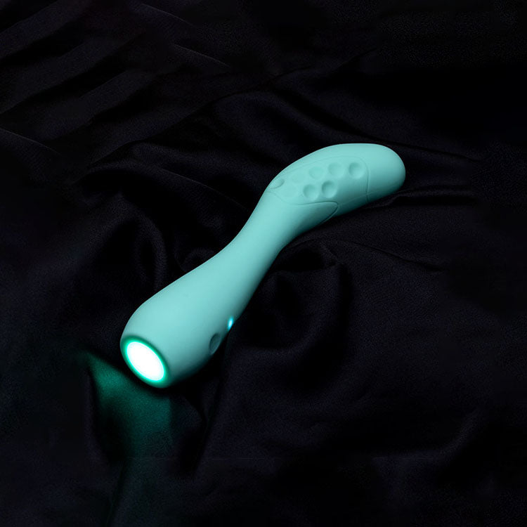 Adam & Eve GROOVY GLOW-UPS Flexie - Blue 19 cm G-Spot Vibrator