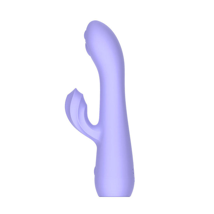 Adam & Eve GROOVY GLOW-UPS Wavie - Purple 16.5 cm Rabbit Vibrator
