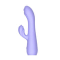 Adam & Eve GROOVY GLOW-UPS Wavie - Purple 16.5 cm USB Rechargeable Rabbit Vibrator