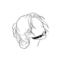 Adam & Eve OPEN WIDE - Black Adjustable Mouth Restraint