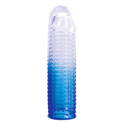 Adam & Eve SAPPHIRE Sleeve Set - Blue Clear Penis Sleeve Set of 4