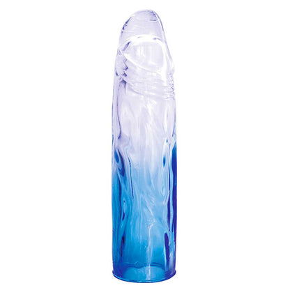 Adam & Eve SAPPHIRE Sleeve Set - Blue Clear Penis Sleeve Set of 4