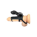 Adam & Eve WILD HARE - Black USB Rechargeable Vibrating Penis Cage with Wireless Remote