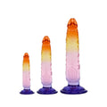 Adam & Eve SUNSET DREAMS TRIO - Multicoloured - Multicoloured Dildos - Set of 3 Sizes