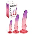 Adam & Eve SUNSET DREAMS TRIO - Pink/Purple Dildos - Set of 3 Sizes