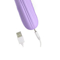 Adam & Eve HER MAJESTY - Purple 29 cm USB Rechargeable Vibrating Massager Wand
