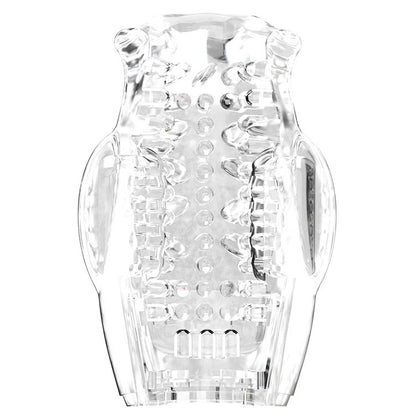 Adam & Eve PLEASURE PRO 3000 - Clear/Red Thrusting & Rotating Auto