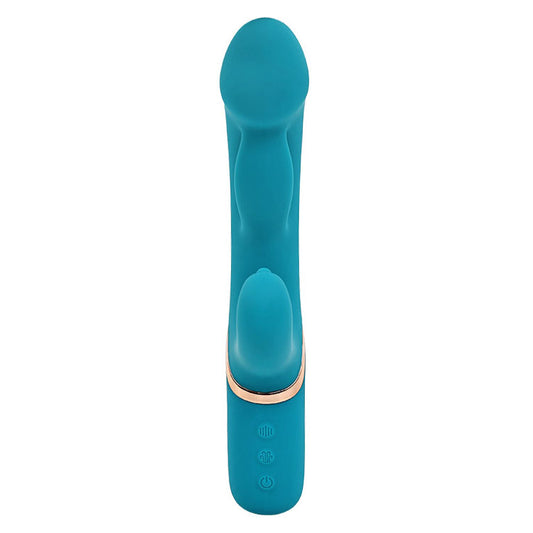 Adam & Eve SIRENS EMBRACE - Teal 24 cm Inflatable Rabbit Vibrator