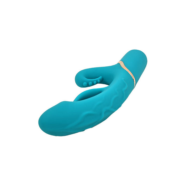 Adam & Eve SIRENS EMBRACE - Teal 24 cm Inflatable Rabbit Vibrator