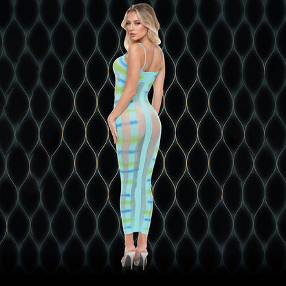 LAPDANCE Blue Horizon Maxi Dress - Blue - One Size