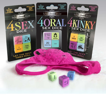 Behind Closed Doors - 4 Kinky Sex Dice Game for Couples