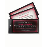 Oral For Her Sex Coupons - Set of 15 Coupons - Image 1