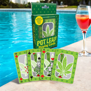 Pot Leaf Playing Cards - Waterproof Novelty Playing Cards
