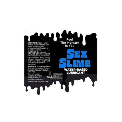 Sex Slime - Blue Water Based Lubricant - 120 ml Bottle