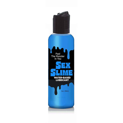 Sex Slime - Blue - Blue Water Based Lubricant - 60 ml Bottle - Image 1