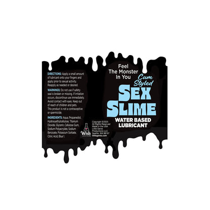 Sex Slime Cum Style Creature Lube - Blue 120 ml - Blue Cum Style Water