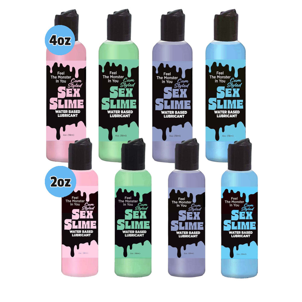 Sex Slime Cum Style Creature Lube - Blue 120 ml - Blue Cum Style Water